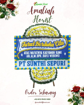 Papan Bunga Duka di Tenilo